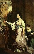 Sir Joshua Reynolds Lady Sarah Bunbury Sacrificing to the Graces Sweden oil painting artist